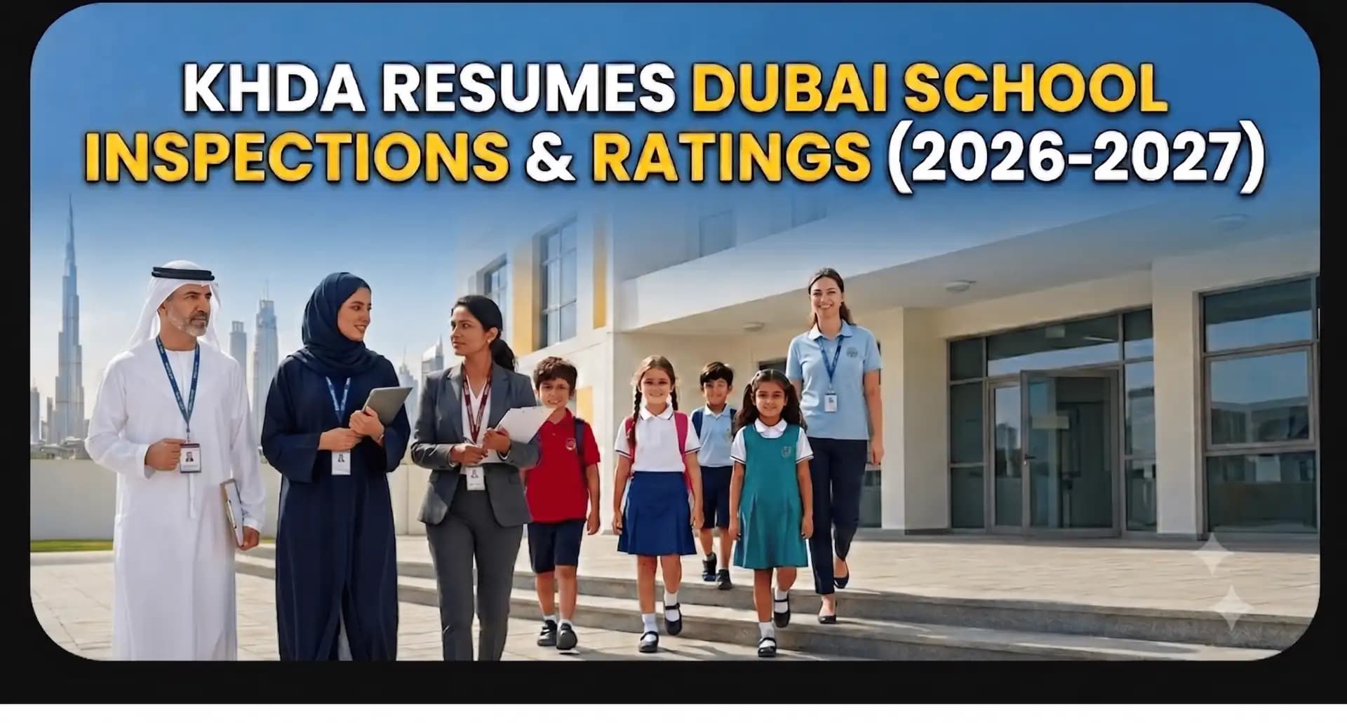 KHDA to Resume Dubai School Inspections & Ratings (2026-2027)